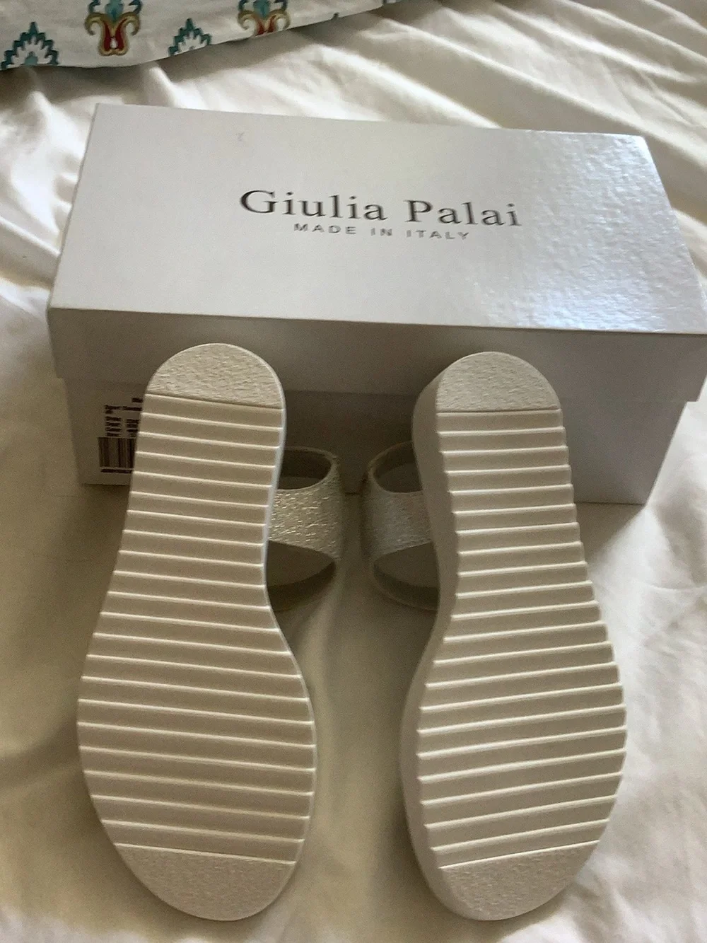 Girl’s Silver Glitter T-Strap Comfort Sandals